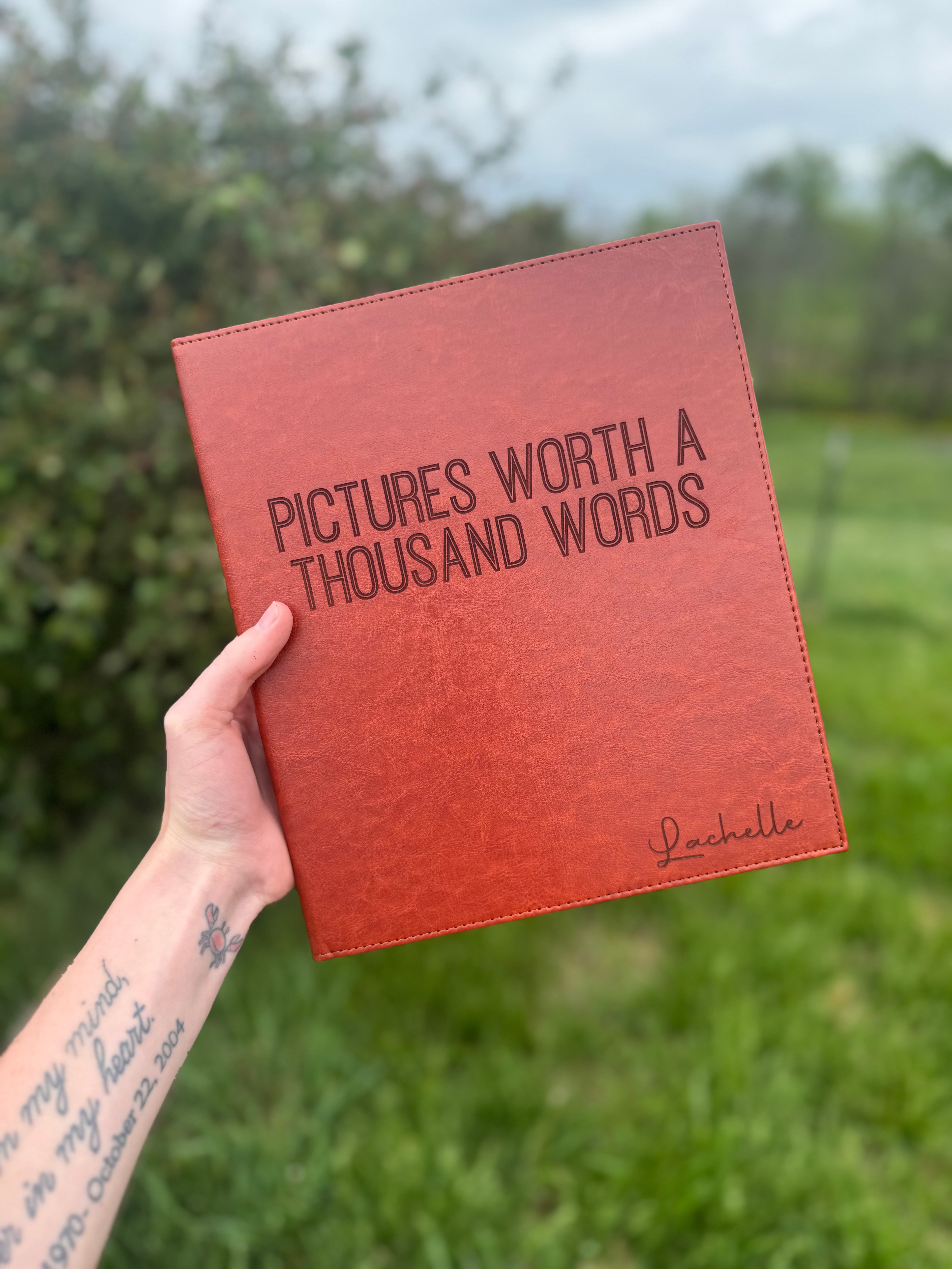 Custom Engraved Photo Albums