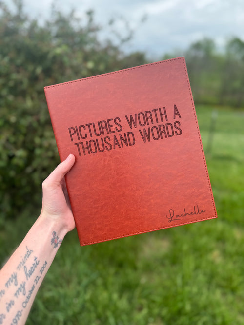 Custom Engraved Photo Albums