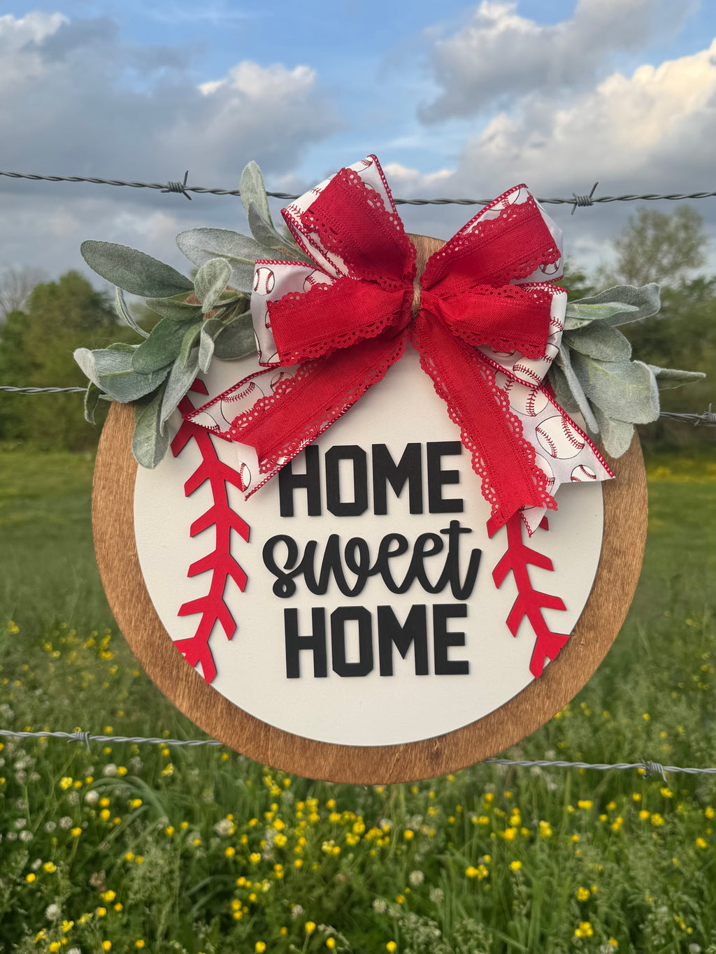 PREORDER Home Sweet Home Baseball Porch Signs