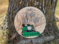 My First Harvest Combine Milestone Plaque