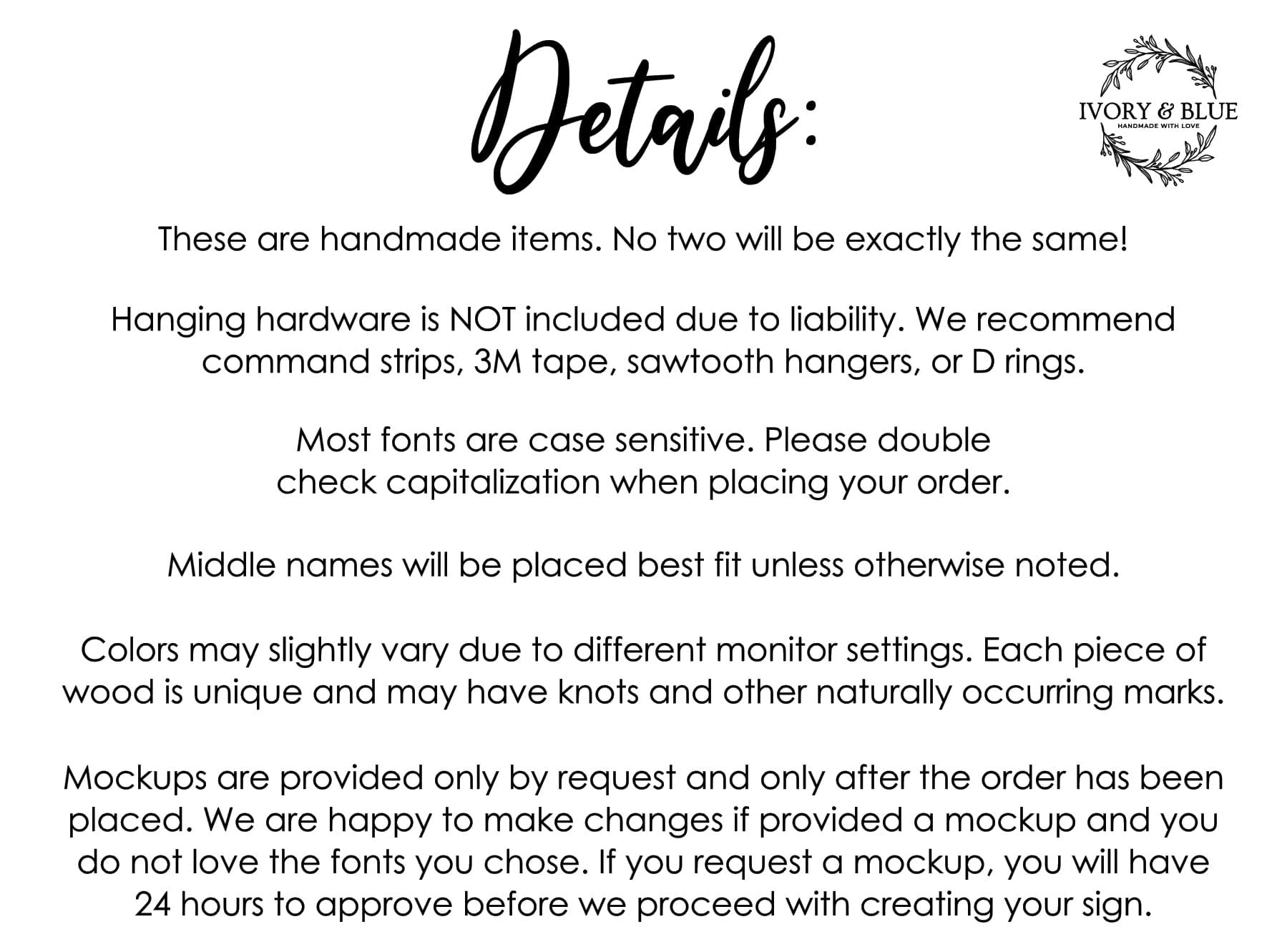 Custom Name Signs