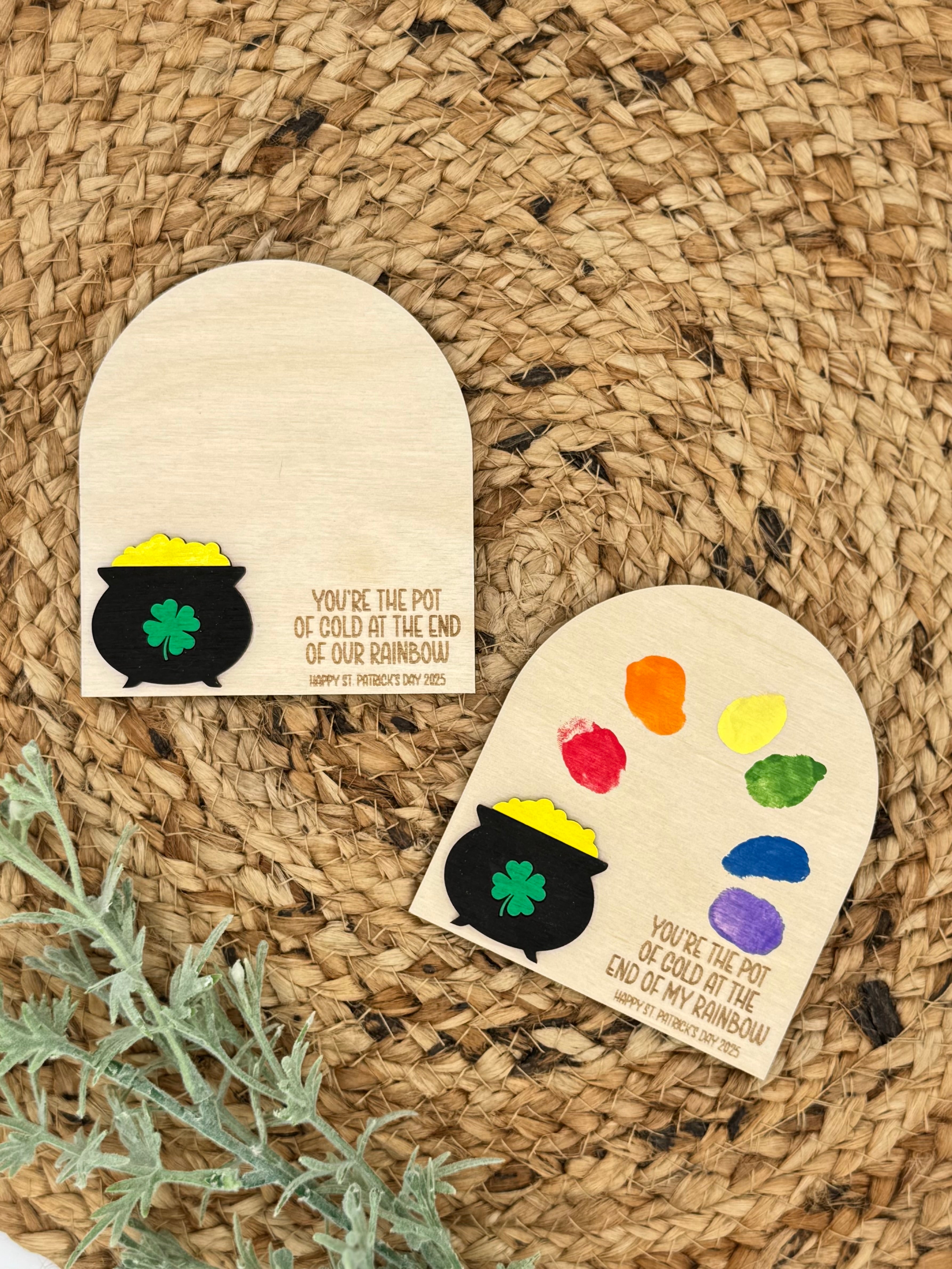 St. Patrick’s Day Rainbow Magnet Craft