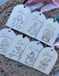 Personalized Christmas Gift Basket Tag | Stocking Tag