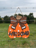 Football Pumpkin Hanger