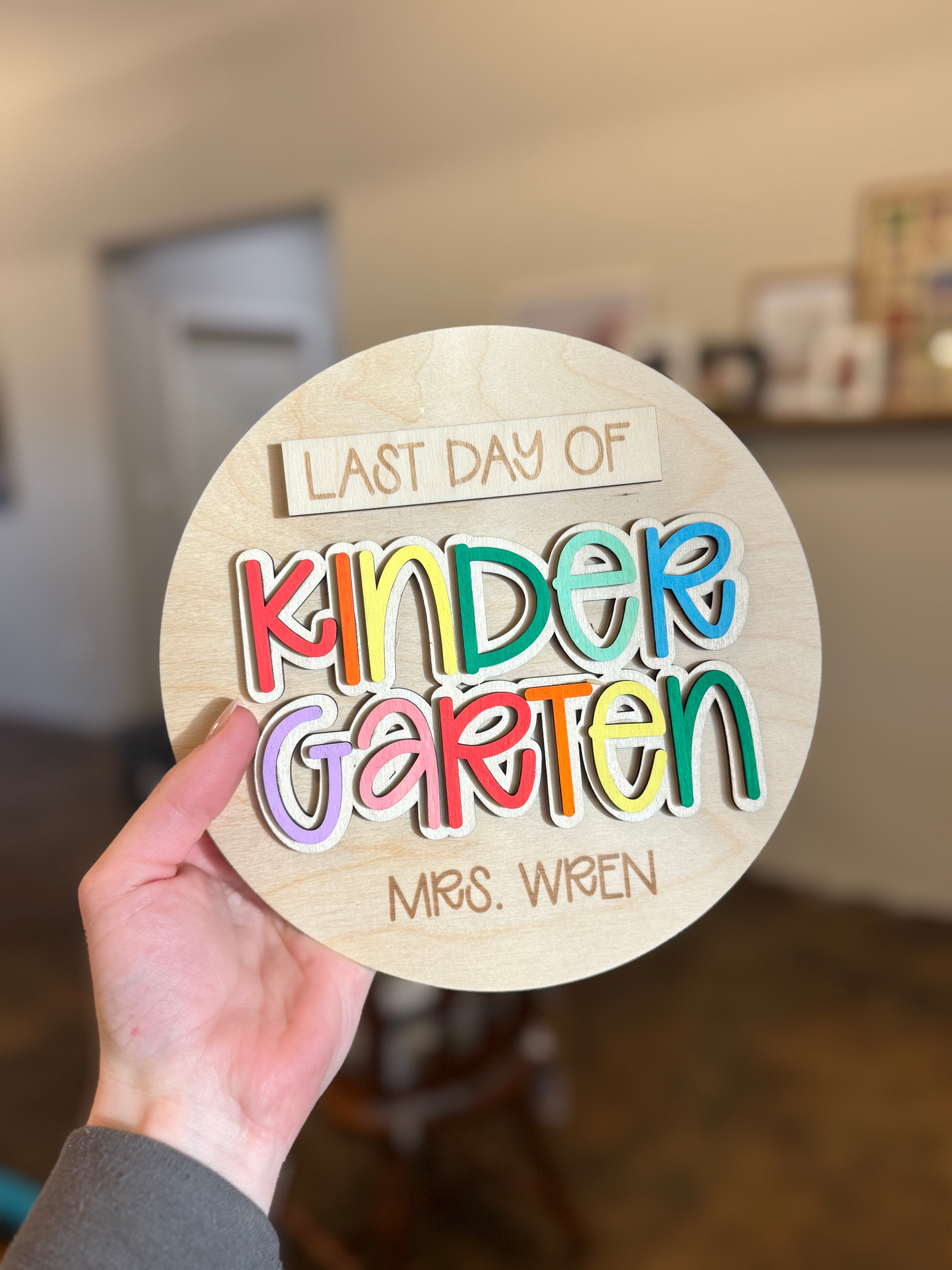Interchangeable Classroom Photo Prop- First, Last, 100th Day of School Sign