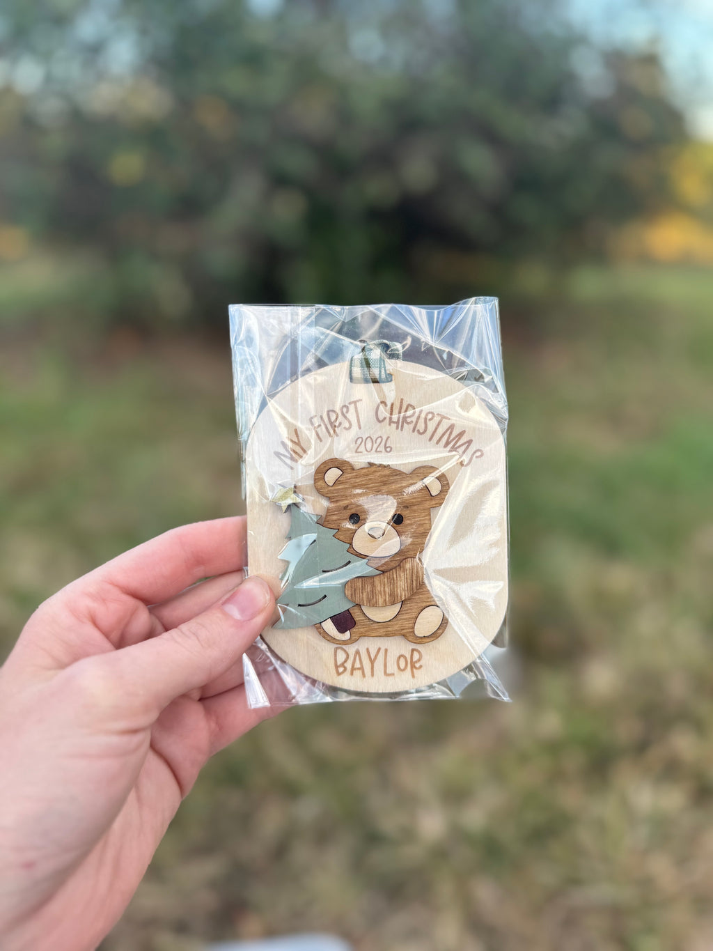 Bear Baby’s First Christmas Ornament