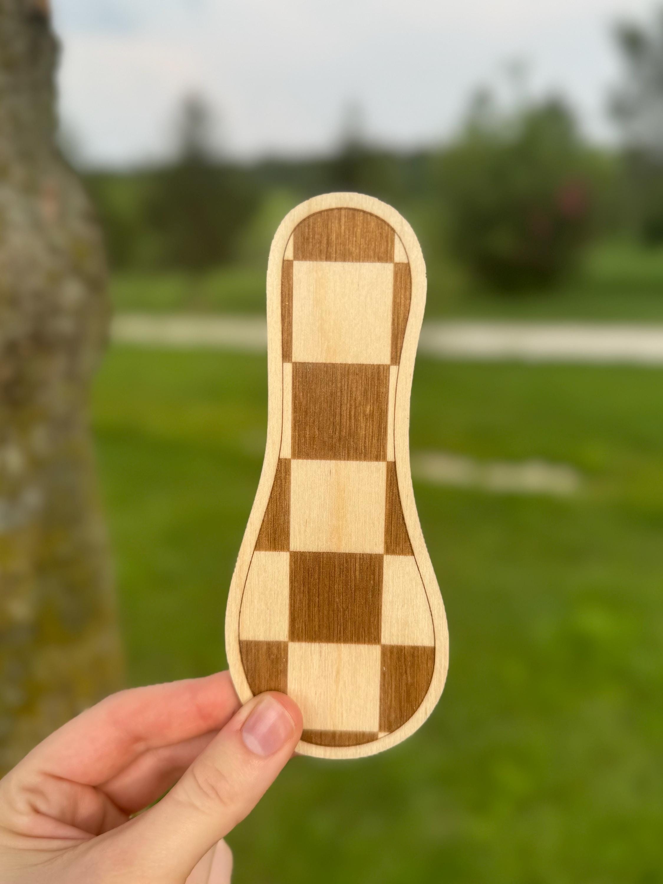 Checkered Wood Letters | Rad Little Dude Decor | Groovy Room Signs | Toddler Decorations | Big Kid Room | Trendy Kids | Peace | Lightning