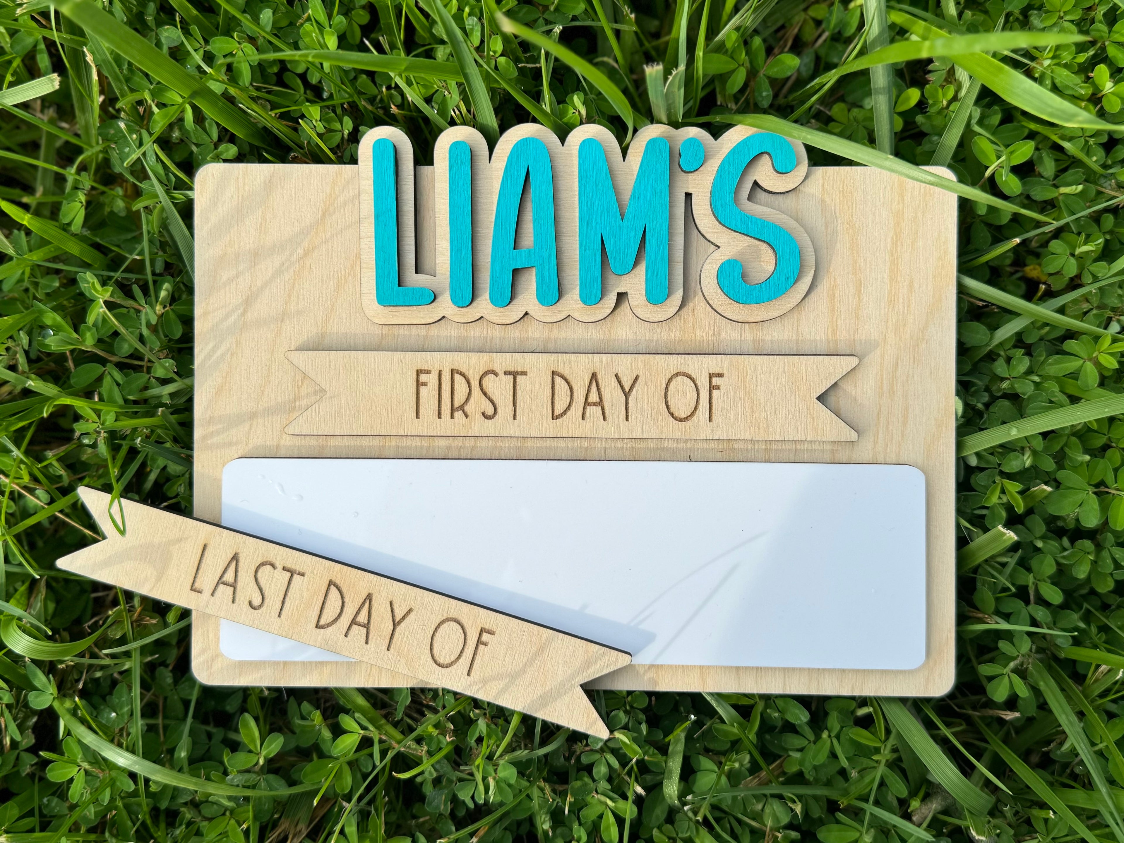 Dry Erase Back to School Sign