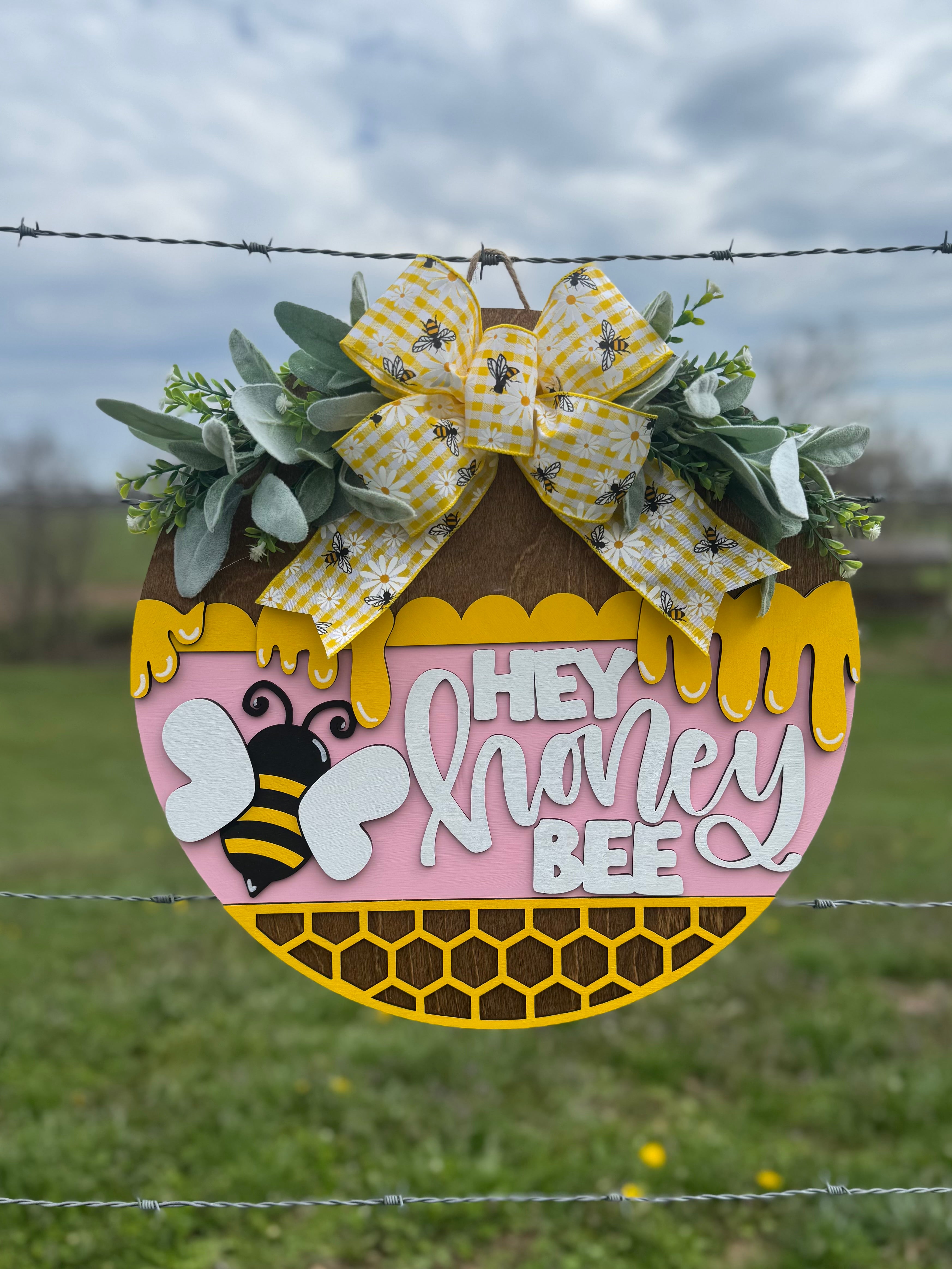 PREORDER Honey Bee Porch Sign