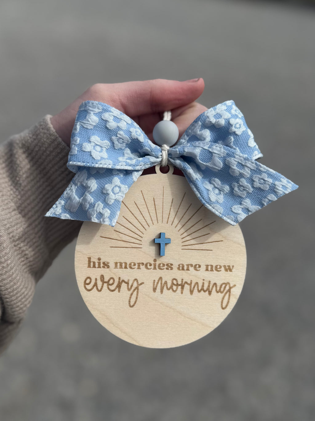 His Mercies Are New Every Morning Car Charm/Bag Charm