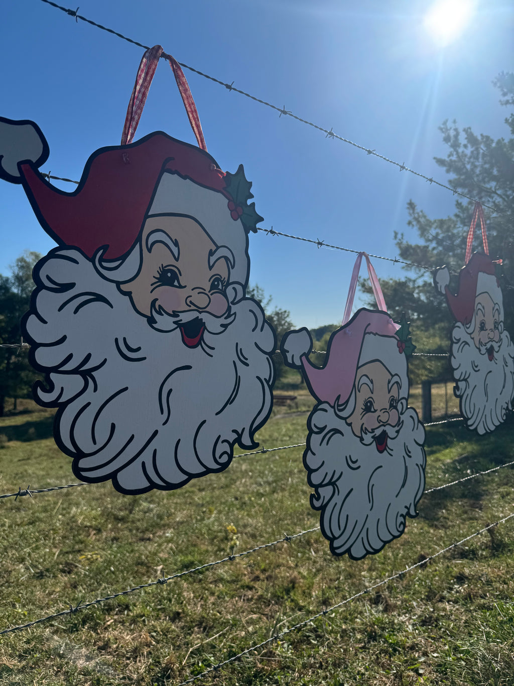Vintage Santa Hanger
