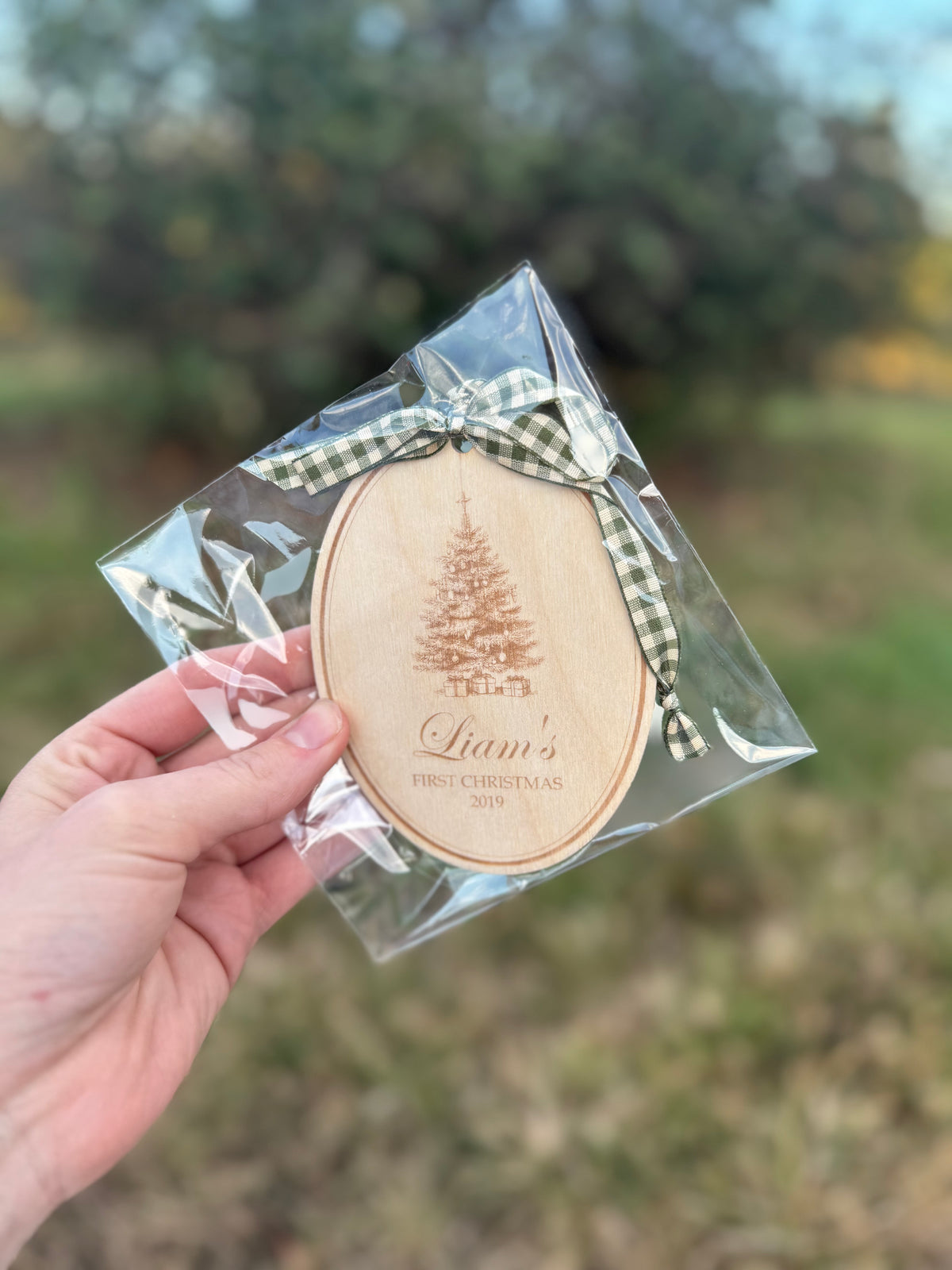 Vintage First Christmas Ornament