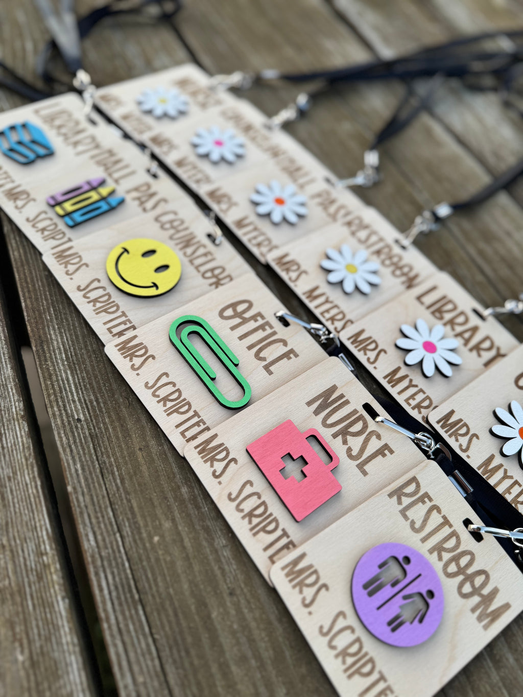 Custom Hall Pass Lanyards
