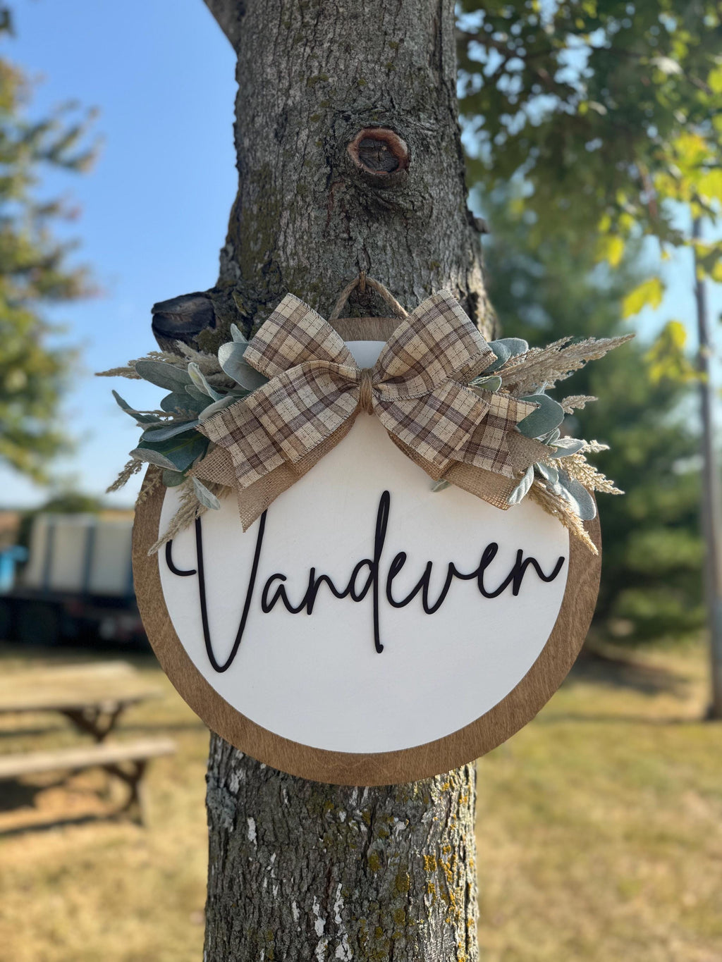 Neutral Boho Porch Set | Decor | Welcome | Door Hanger | Porch Leaner | House Decorations | Custom Sign | Last Name | Closing Gift | Wedding