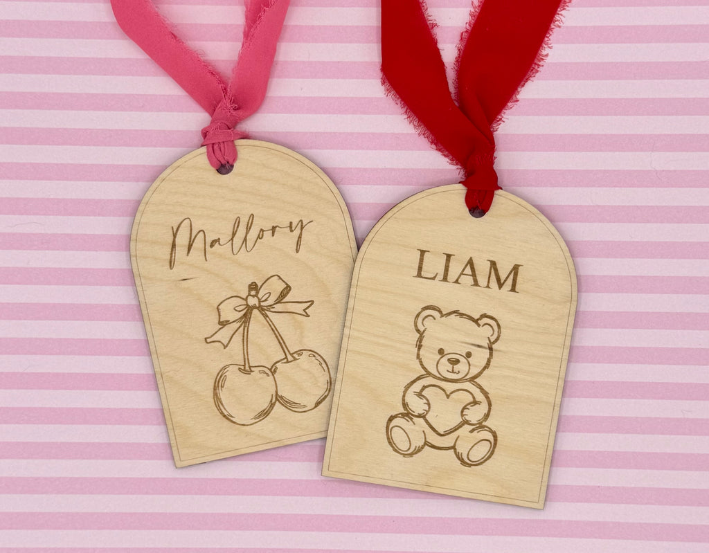 Personalized Valentine’s Day Gift Basket Tag