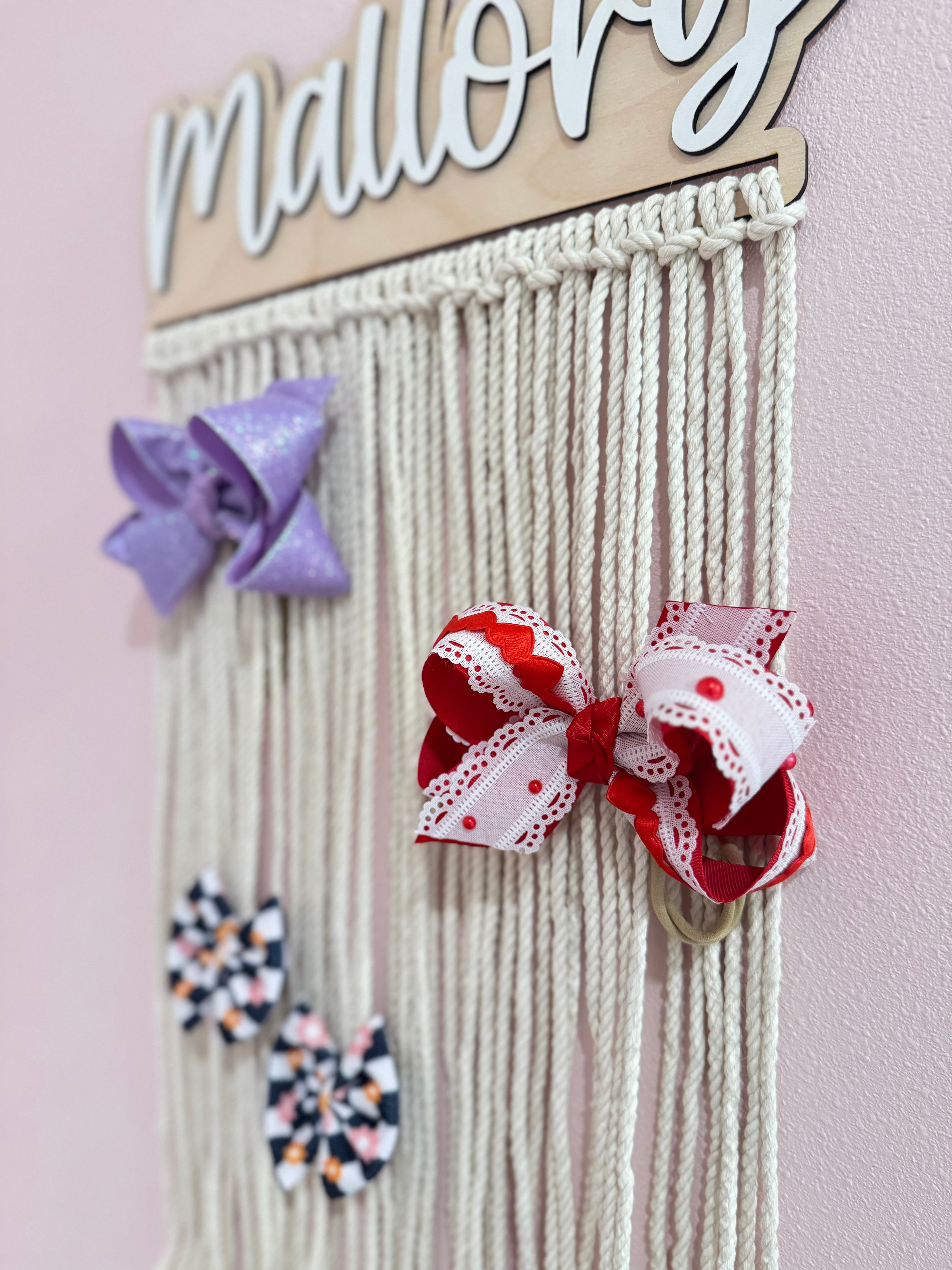 Custom Name Bow Holder