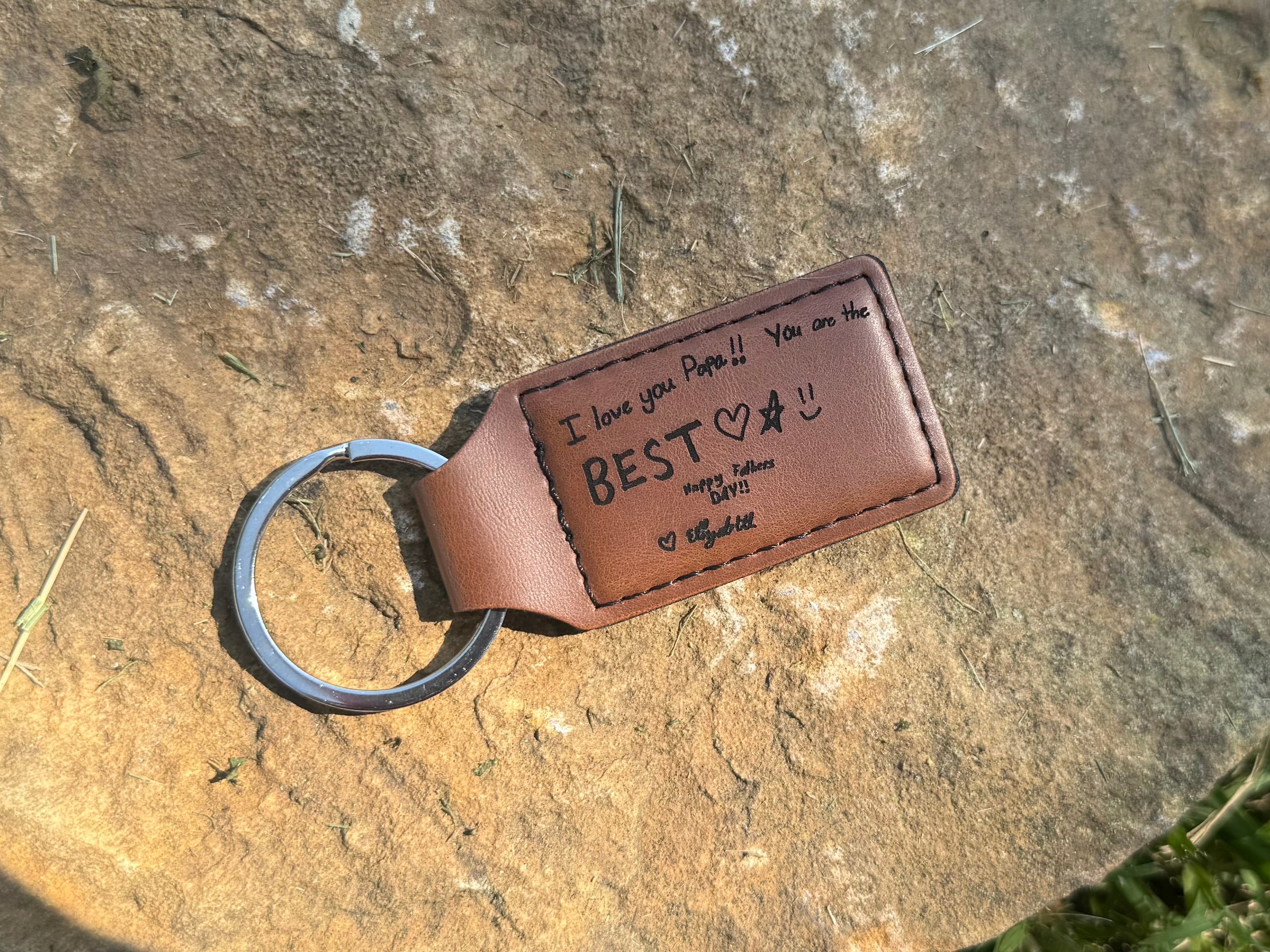 Custom Leatherette Keychains