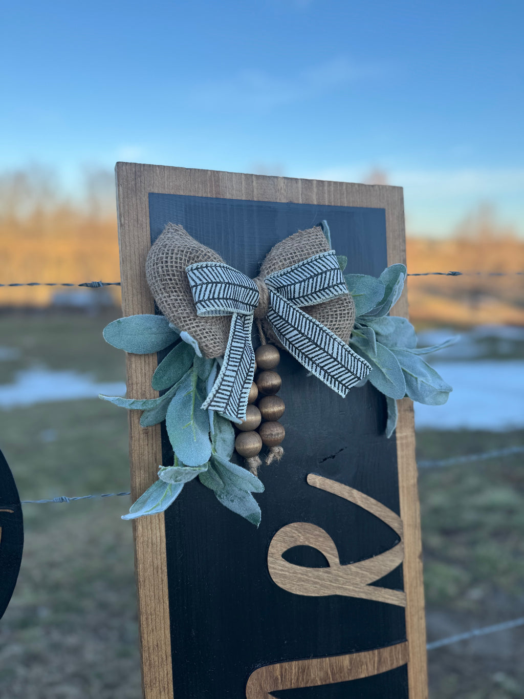 PREORDER Neutral Porch Signs Black and Stain