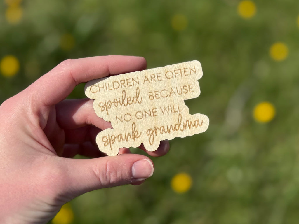 Spank Grandma Magnet/Keychain