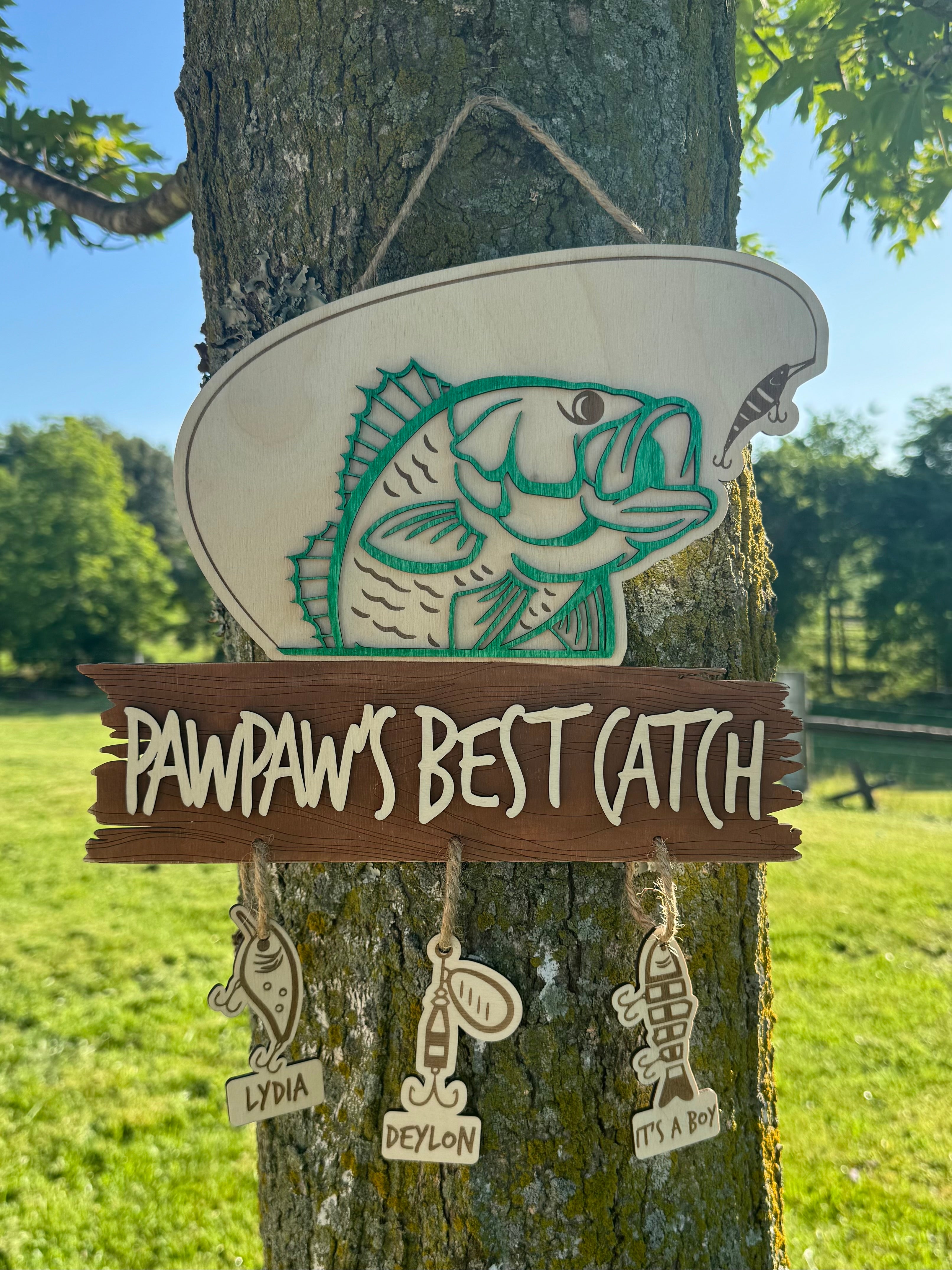 Custom Fish Wall Hanging Sign