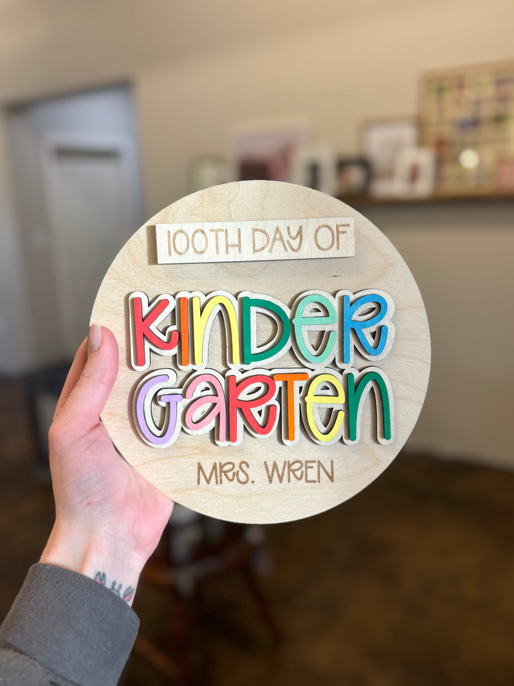Interchangeable Classroom Photo Prop- First, Last, 100th Day of School Sign