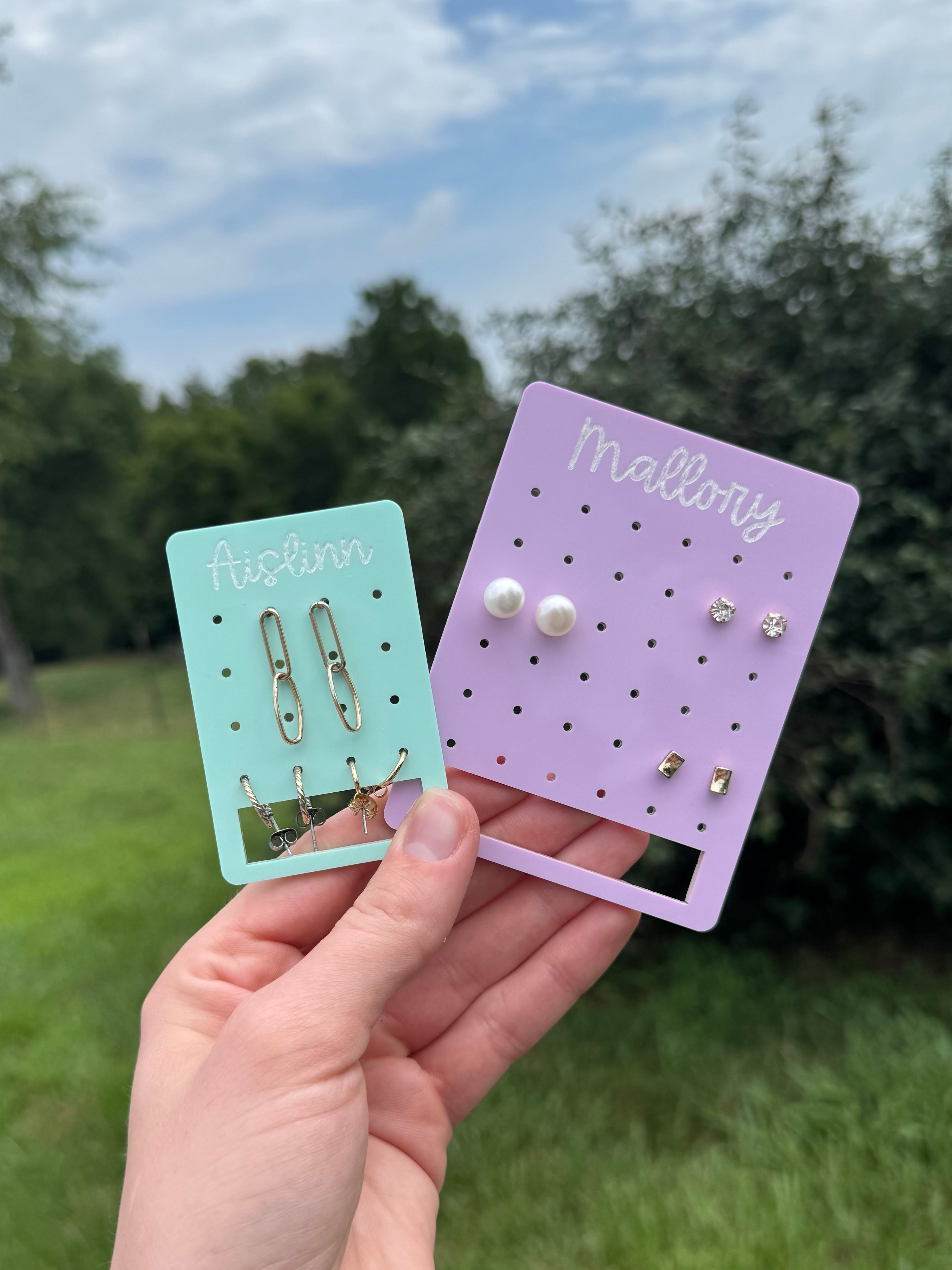 Acrylic Earring Holders