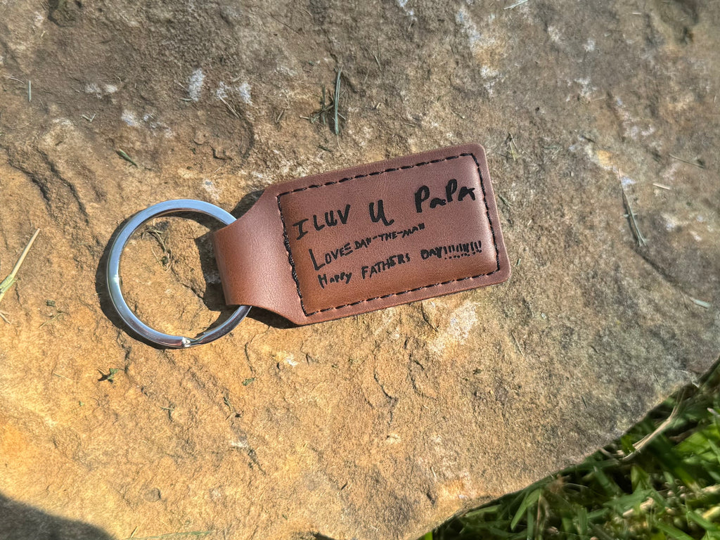 Custom Leatherette Keychains