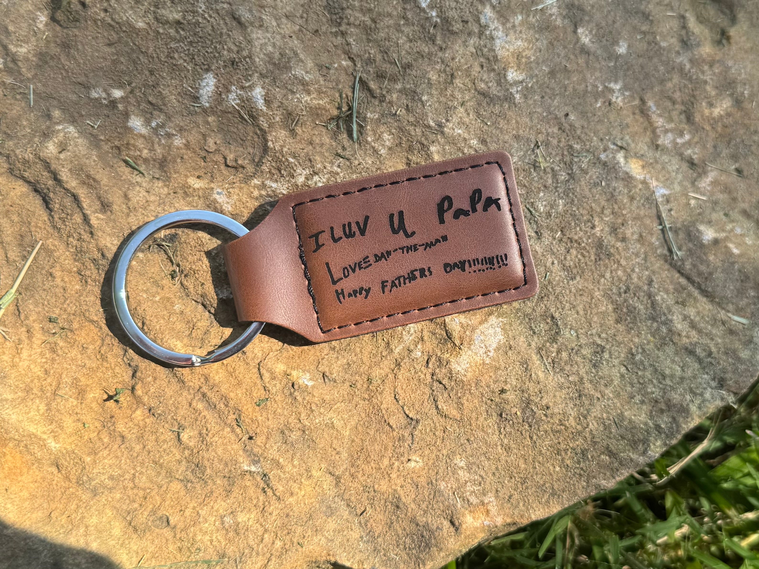 Custom Leatherette Keychains