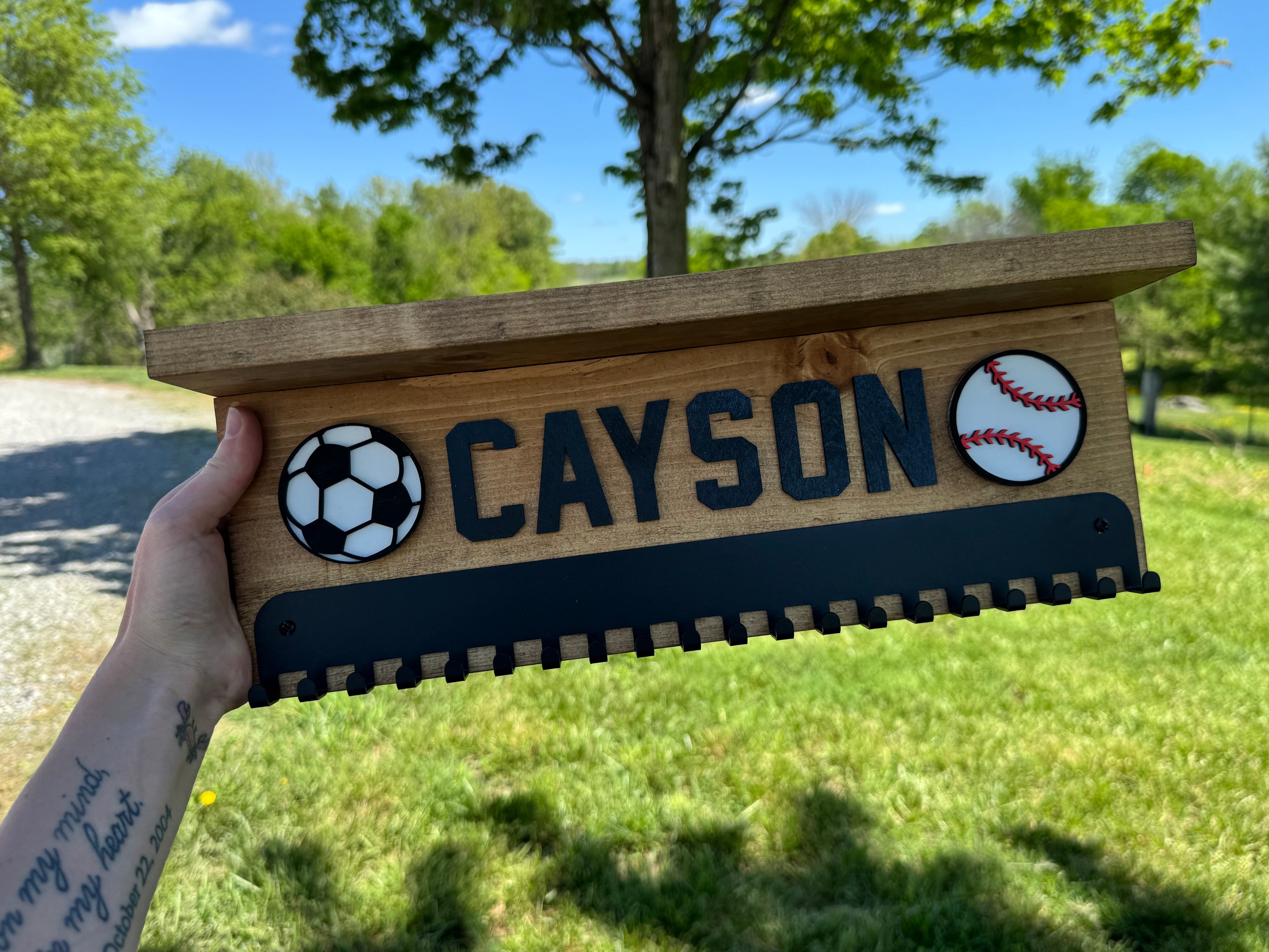 Personalized Medal Displays