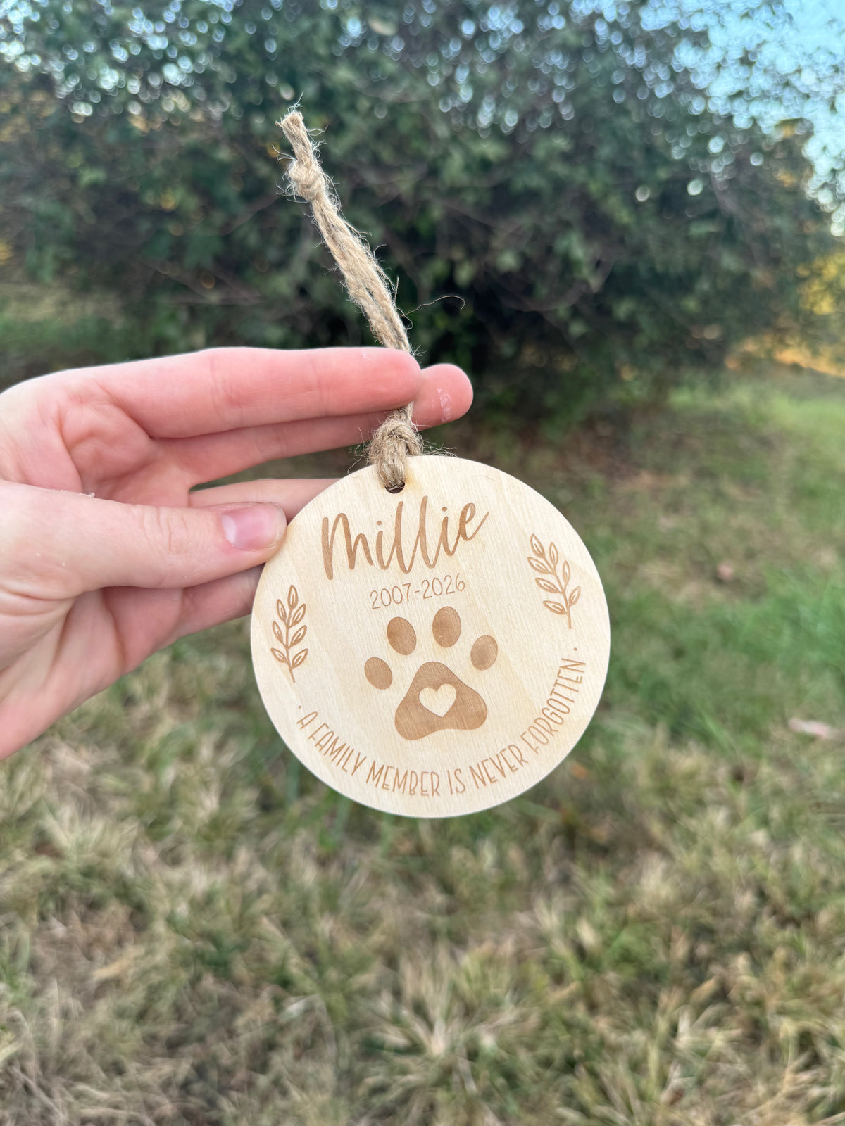 Pet Loss Ornament