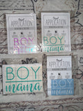 Boy Mama Decal