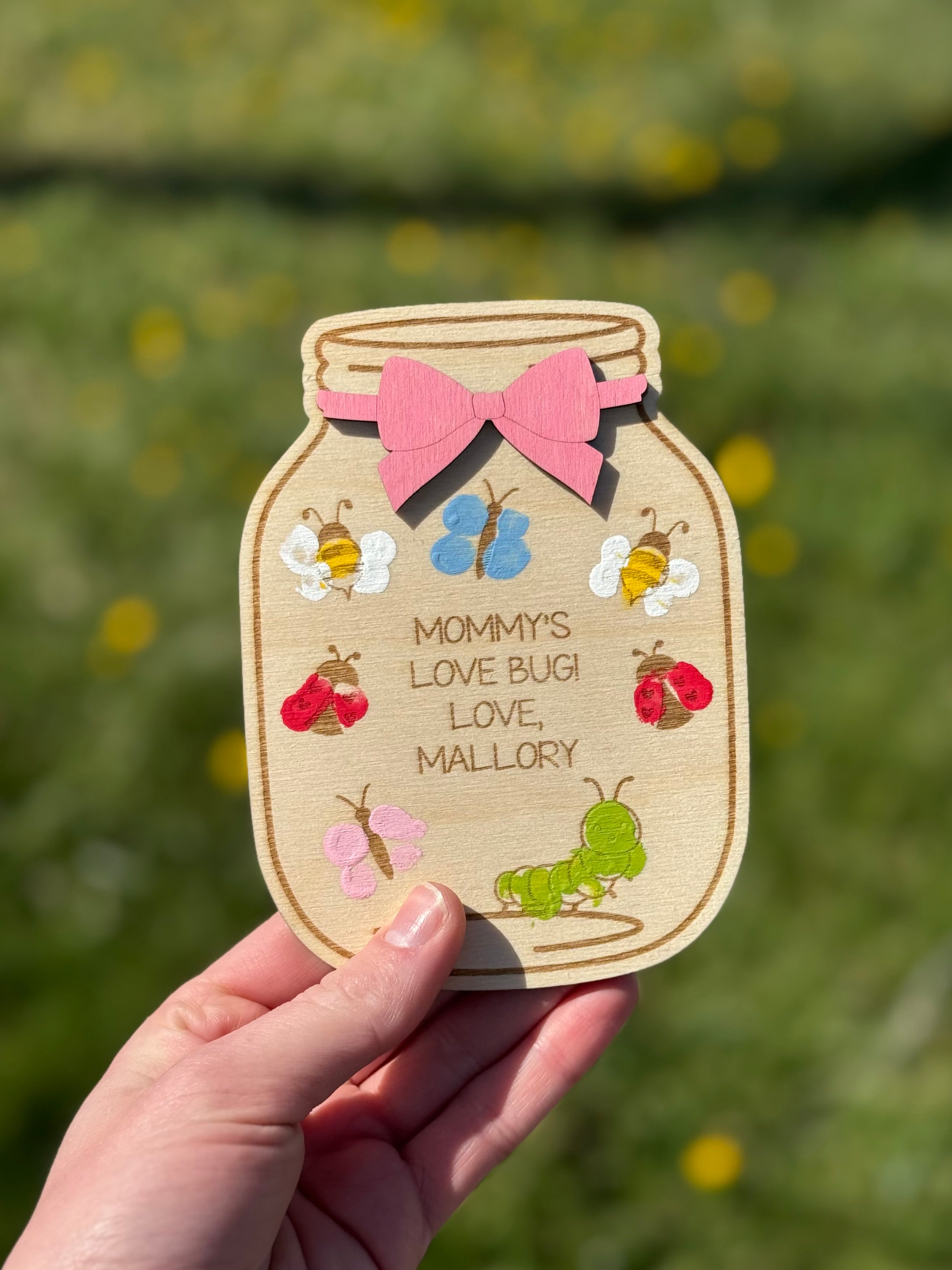 Love Bug Fingerprint Magnet - Mother’s Day Gift