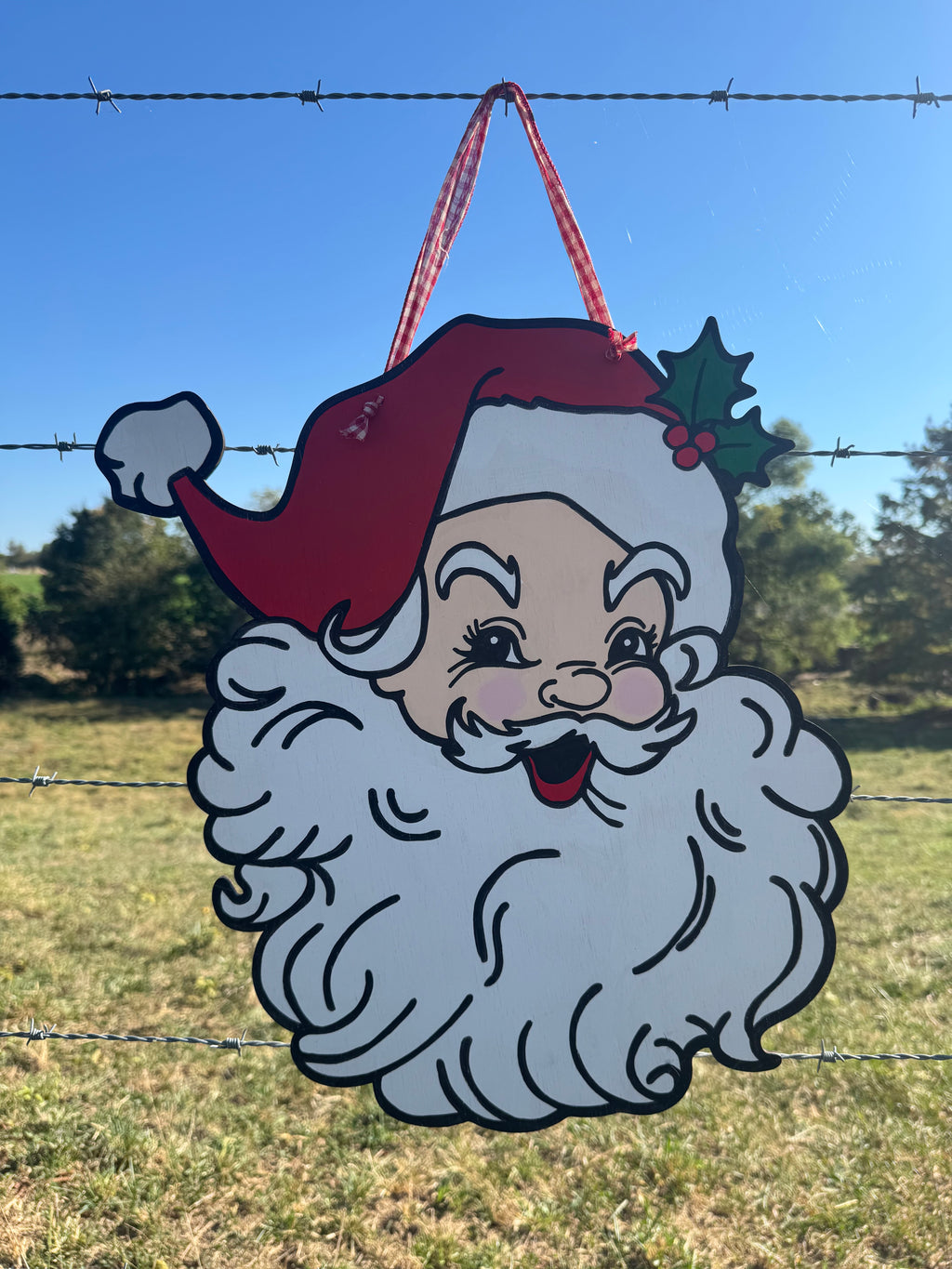 Vintage Santa Hanger