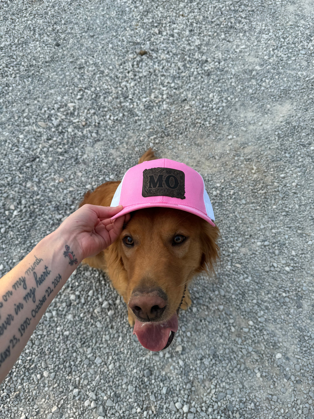 Faux Tooled MO Richardson 112 Pink/White