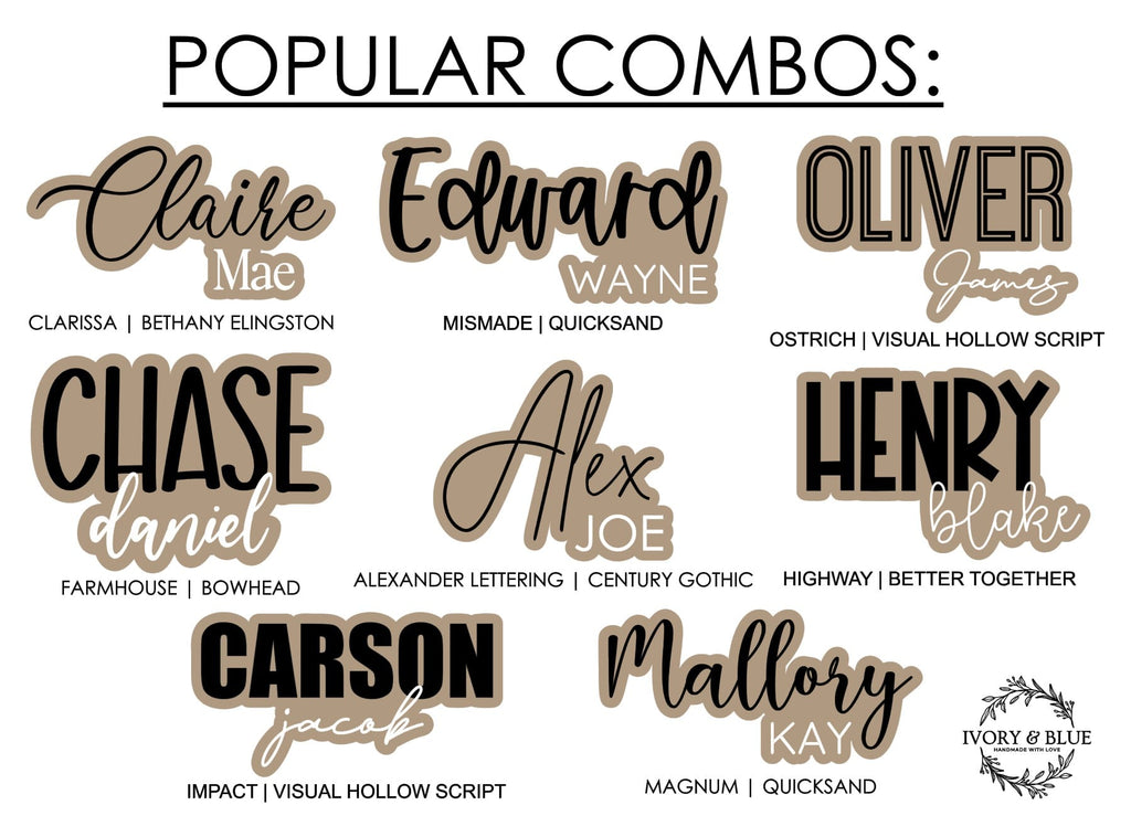 Custom Name Signs
