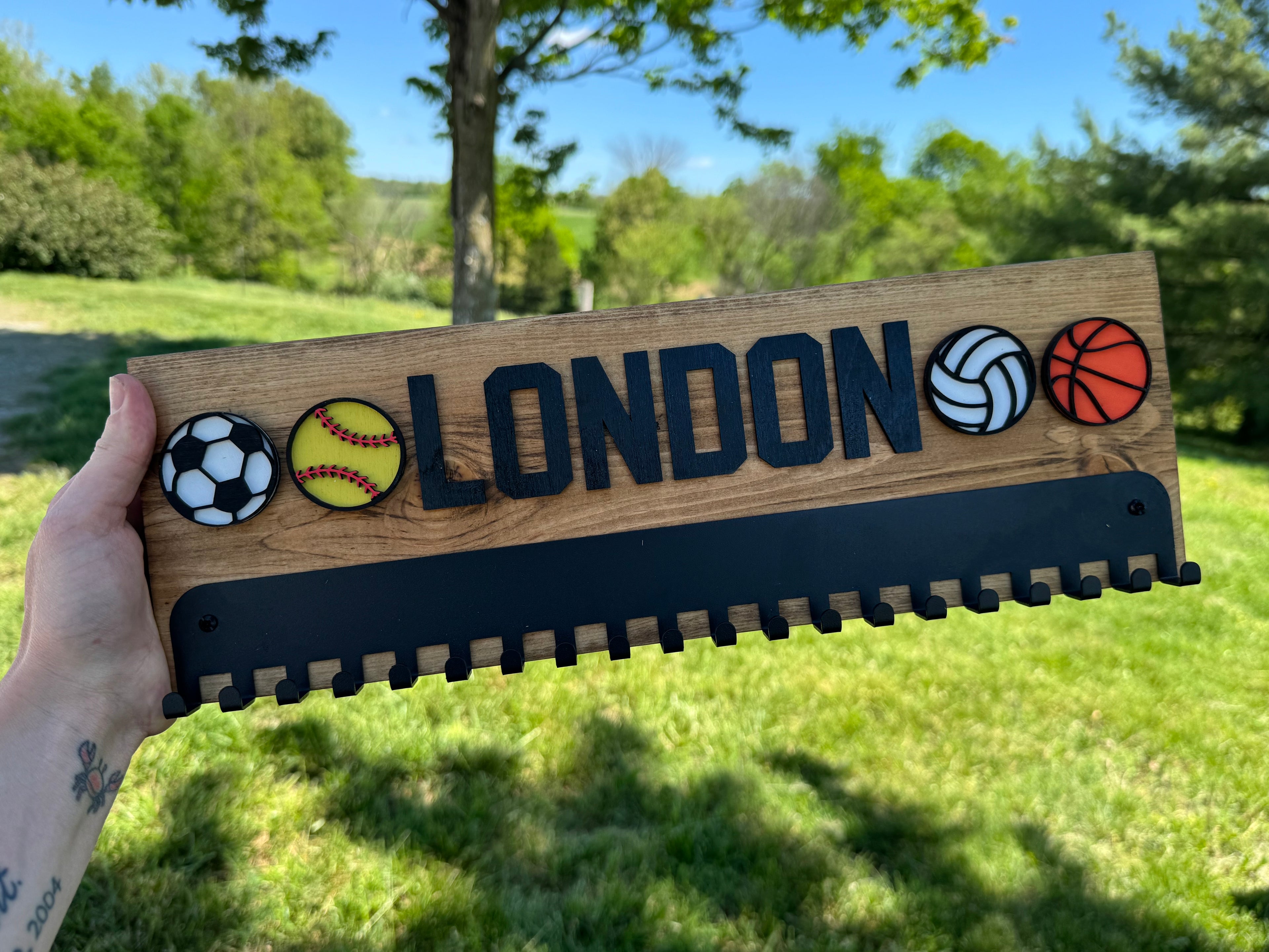 Personalized Medal Displays