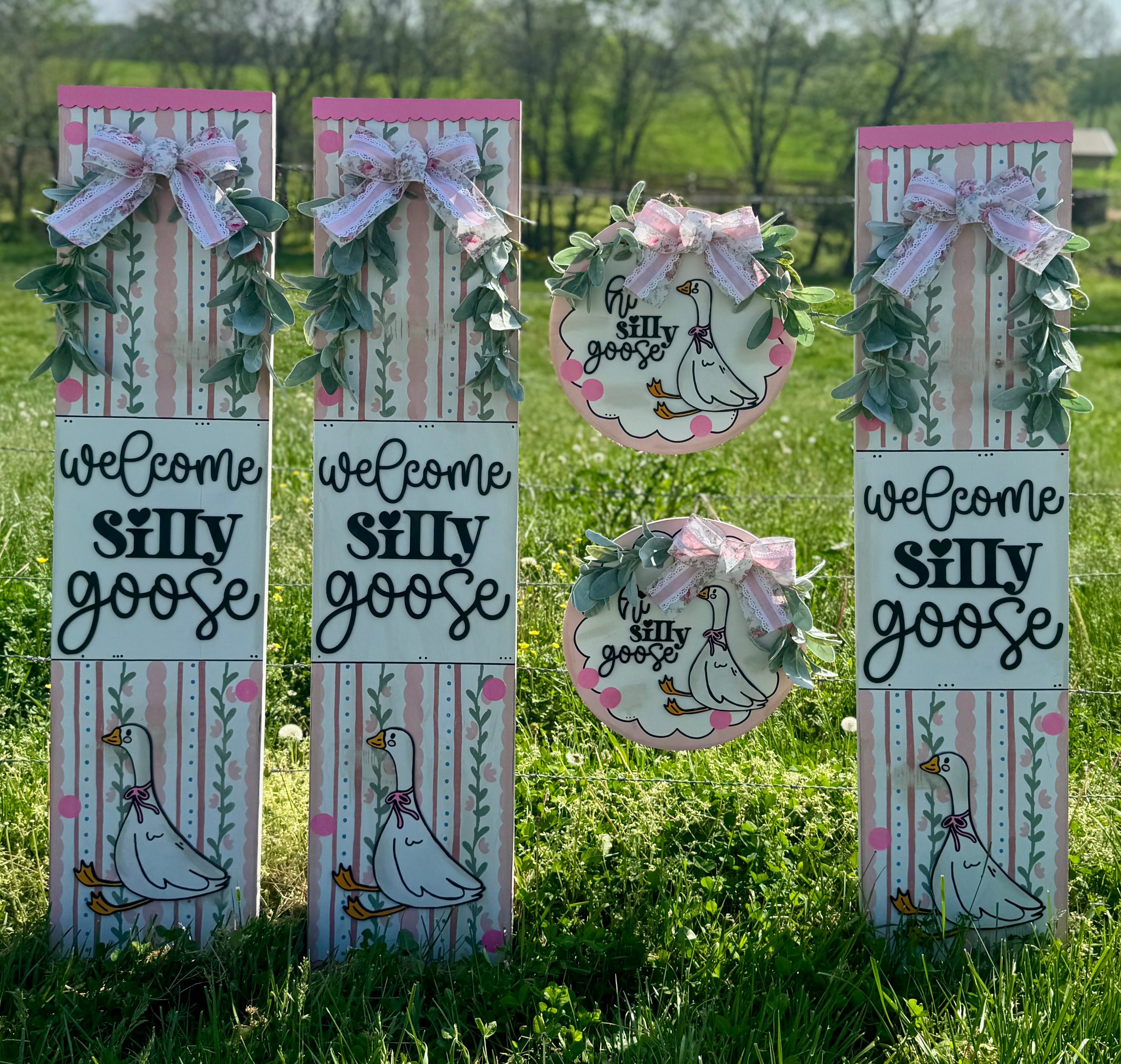 PREORDER Silly Goose Porch Signs