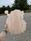 Paint Your Own Vintage Santa