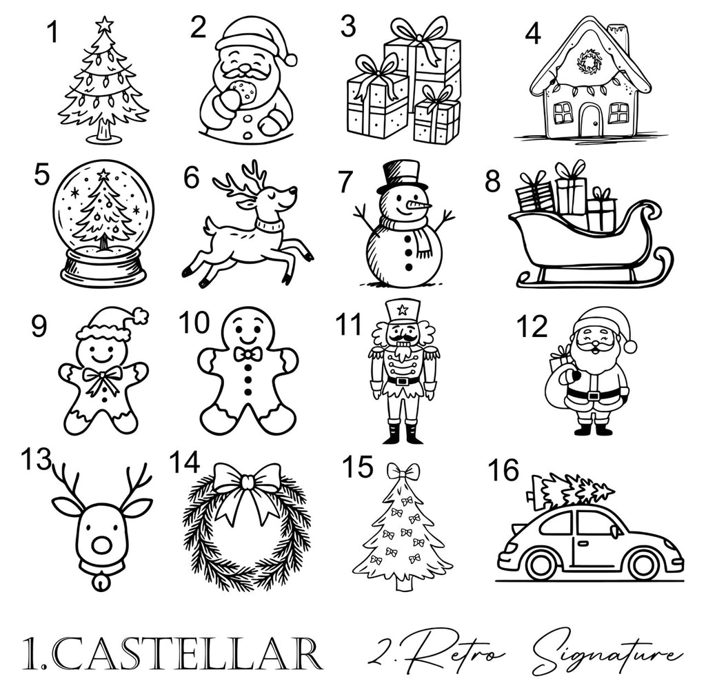 Personalized Christmas Gift Basket Tag | Stocking Tag