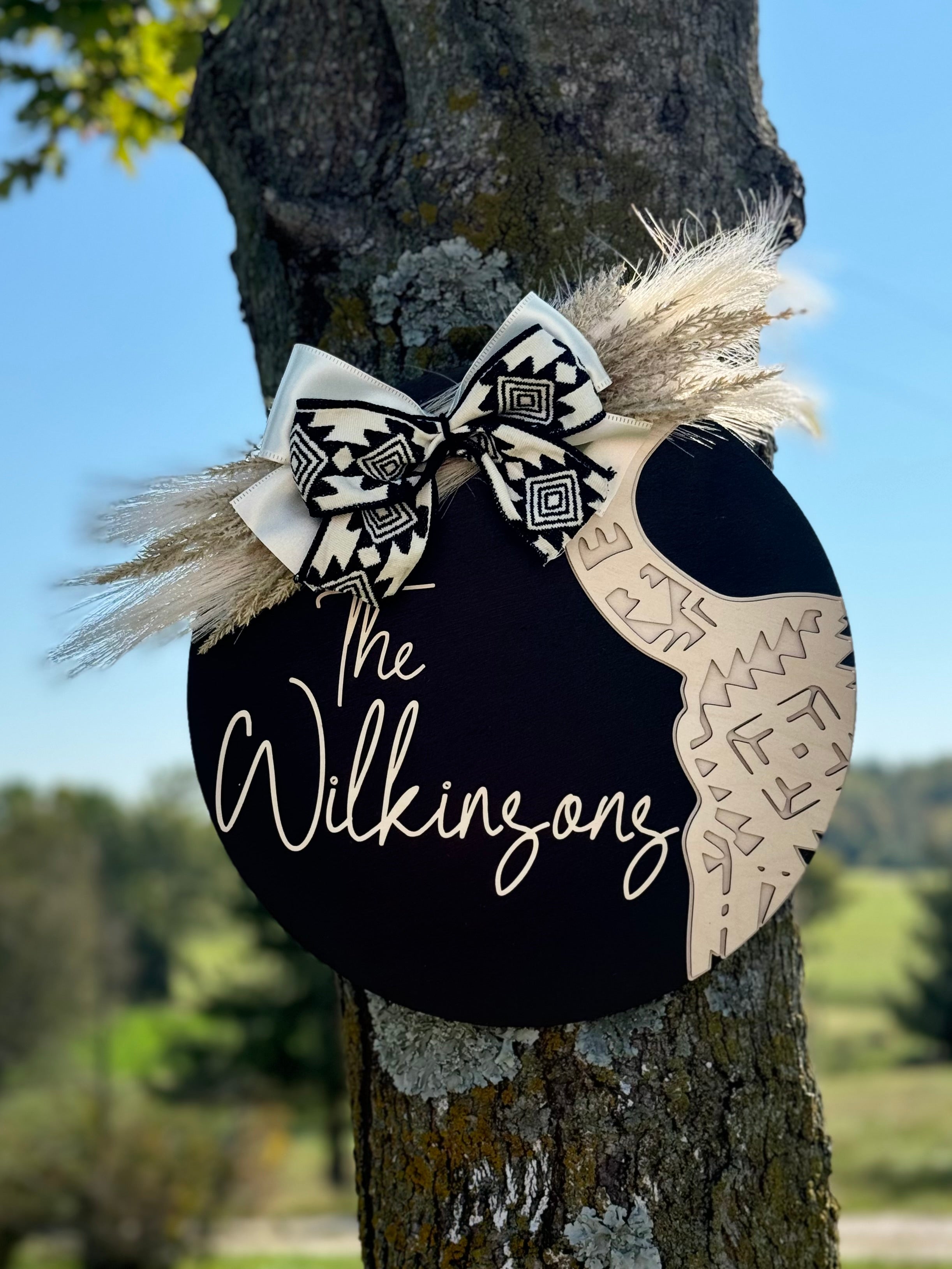 PREORDER Boho Cow Porch Signs