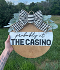 PREORDER Probably at the Casino Door Hanger