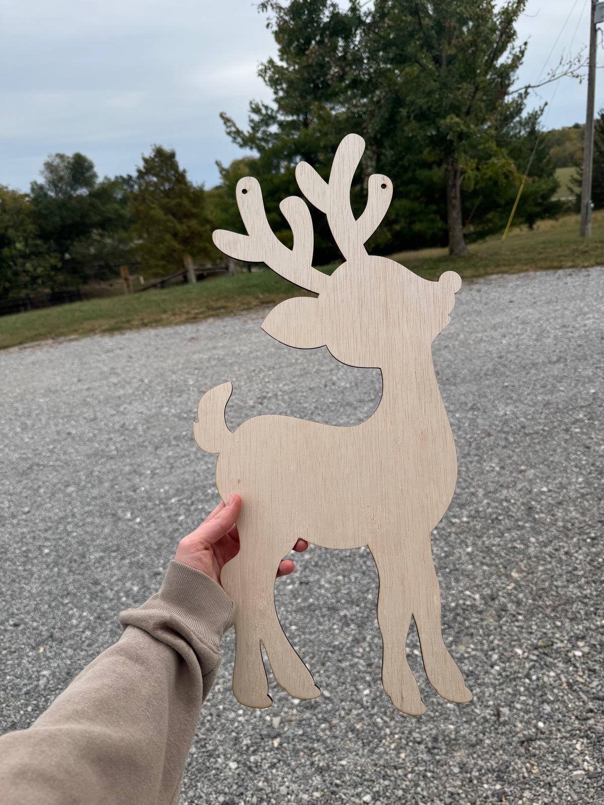 Paint Your Own Vintage Reindeer