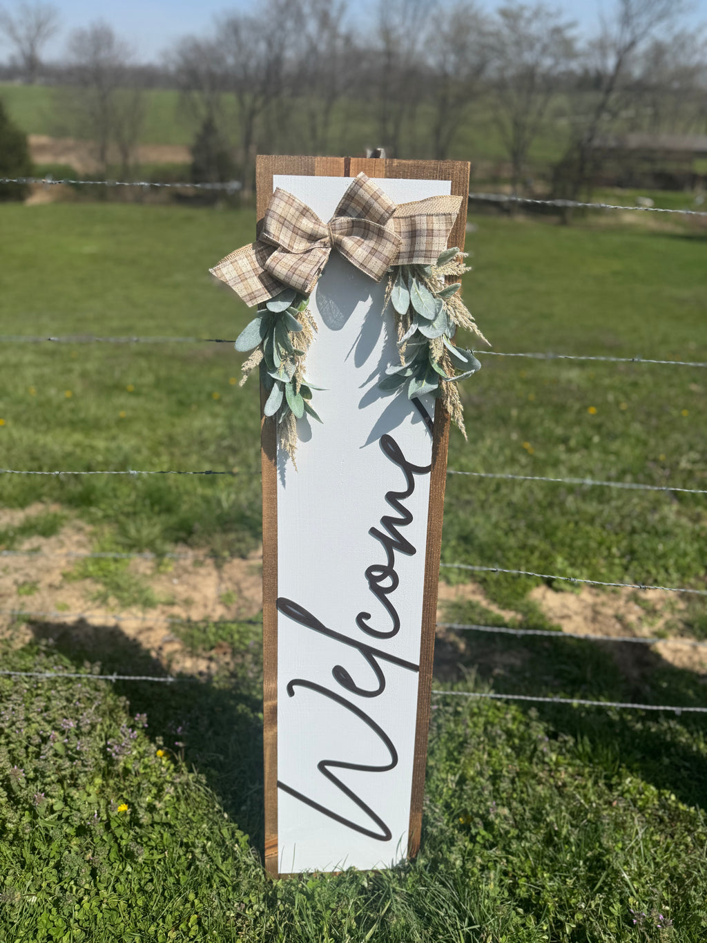 RTS IMPERFECT Boho Neutral Porch Sign