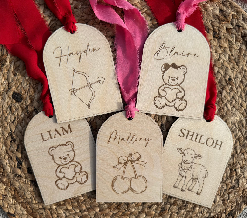 Personalized Valentine’s Day Gift Basket Tag