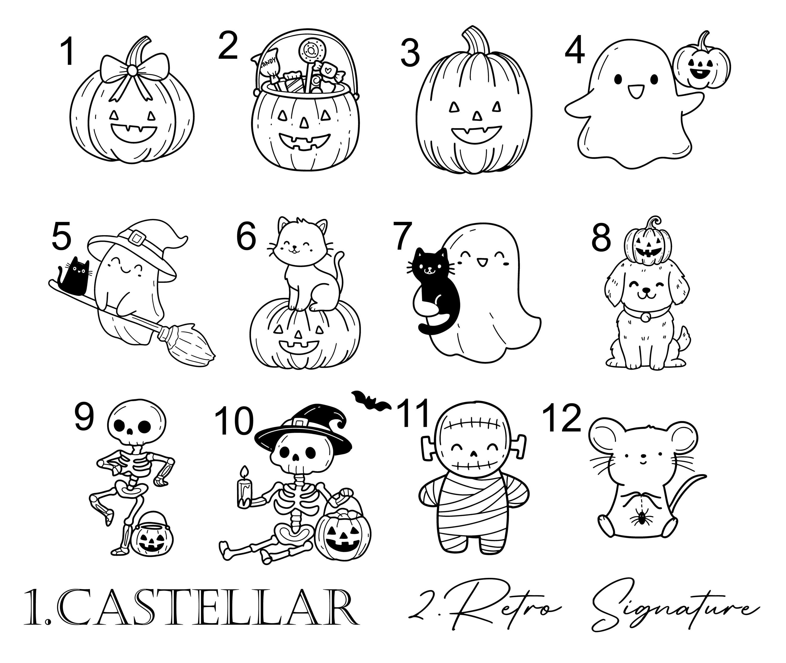 Personalized Halloween Basket Tags | Custom Wooden Name Tags for Kids | Trick or Treat Bucket Tags | Engraved Halloween Gift Tags