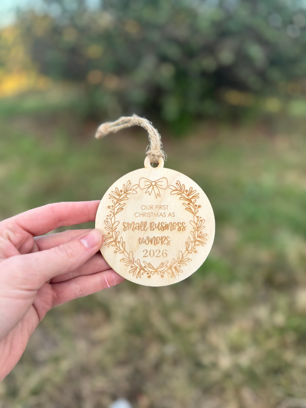 Custom Engraved Ornament