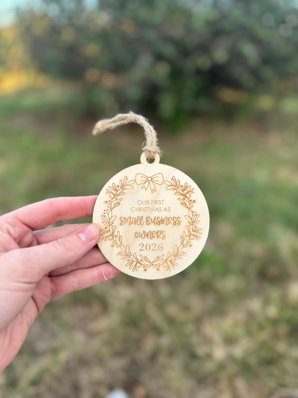 Custom Engraved Ornament