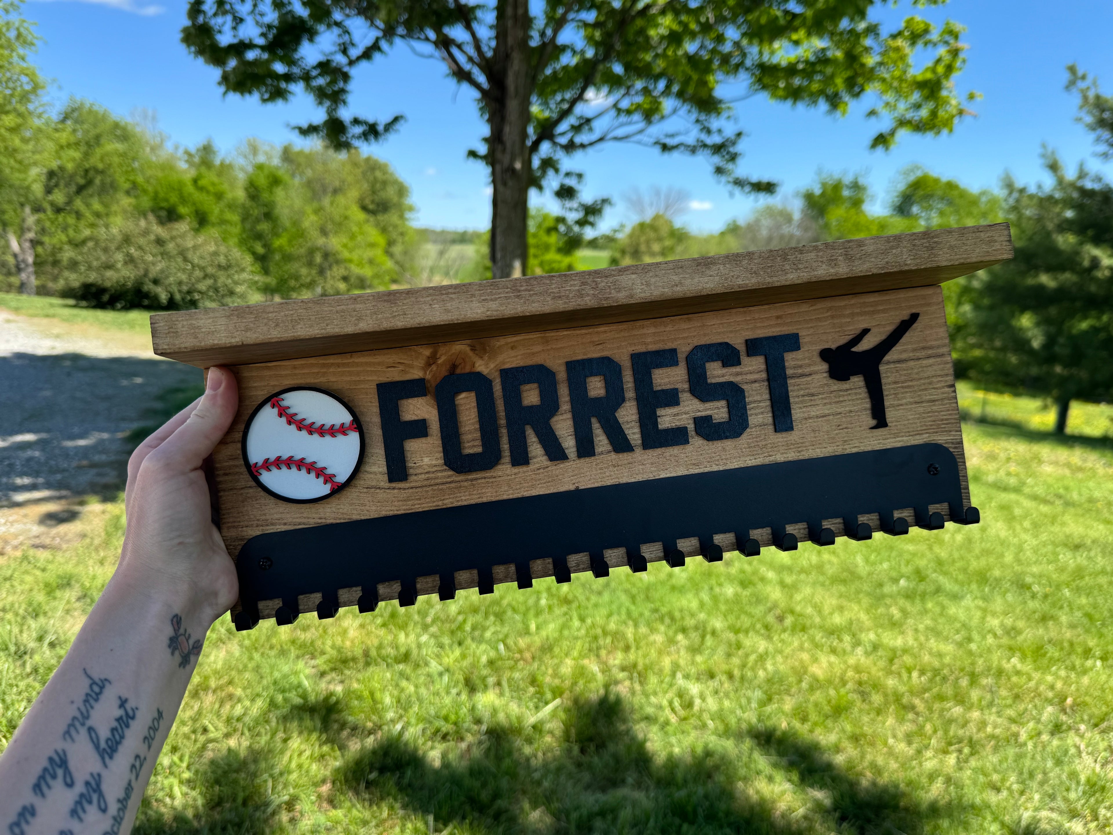 Personalized Medal Displays