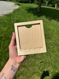 Custom Picture Frame Magnet or Visor Clip