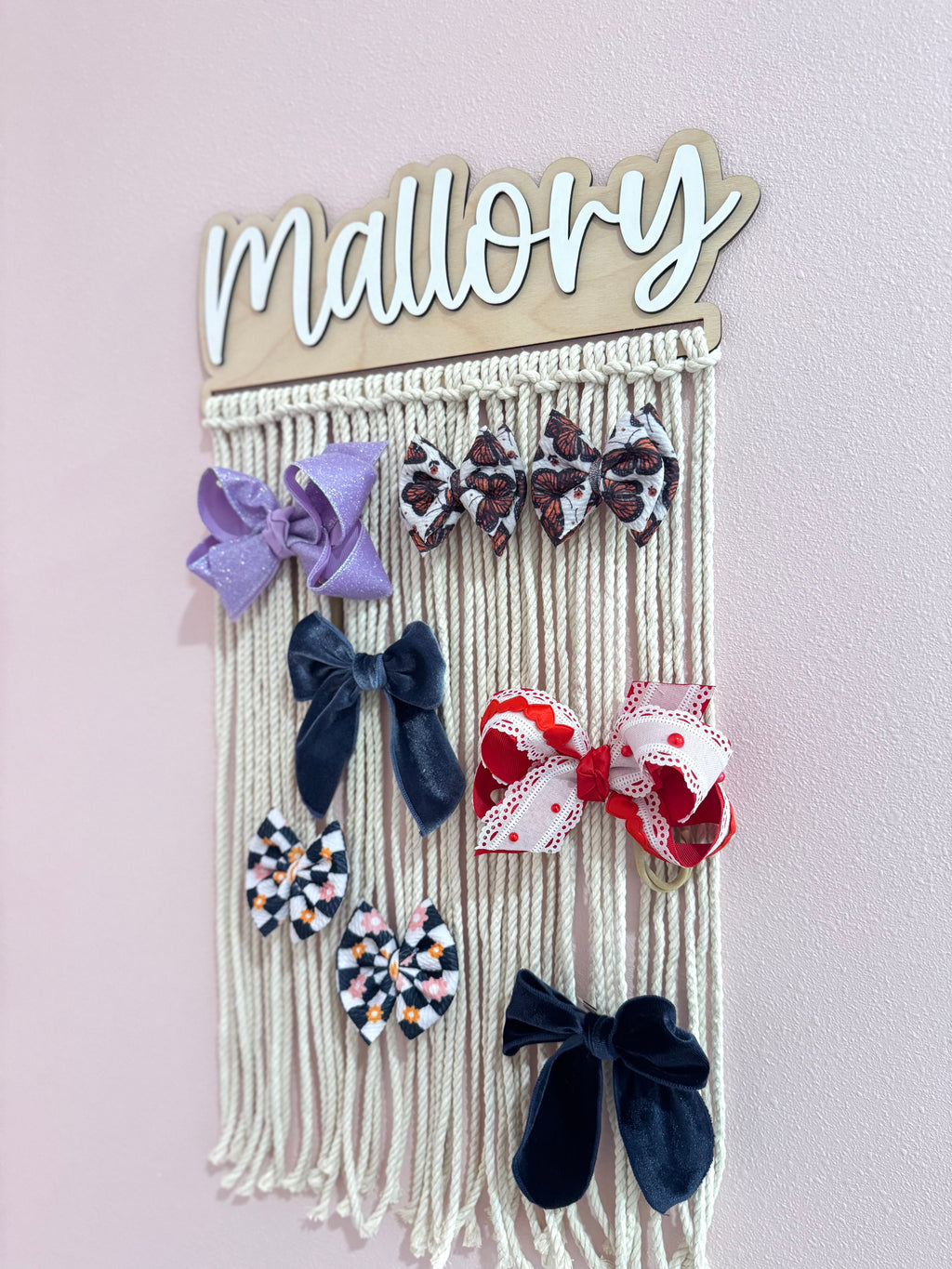Custom Name Bow Holder